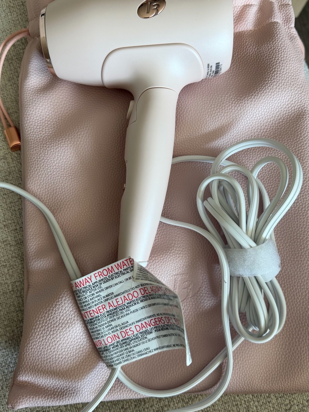 T3 Afar Compact Dual Voltage Foldable Blow Dryer + Original Storage Pouch